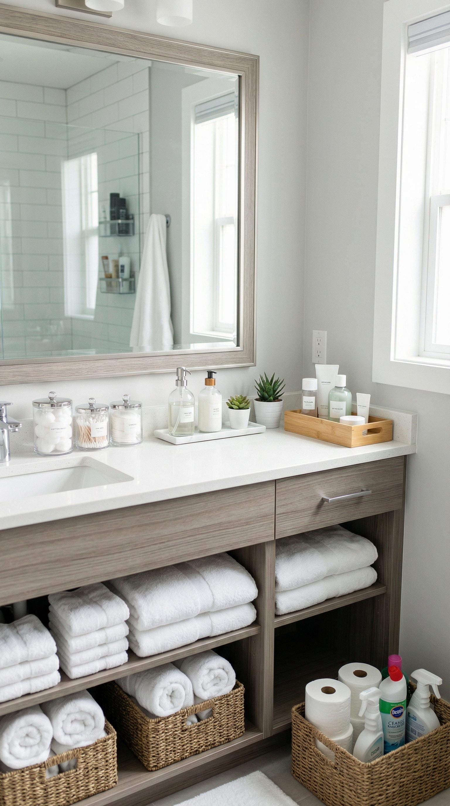 Documented bathroom organization result